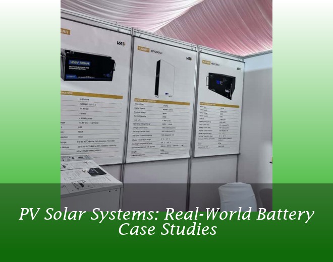 PV Solar Systems: Real-World Battery Case Studies
